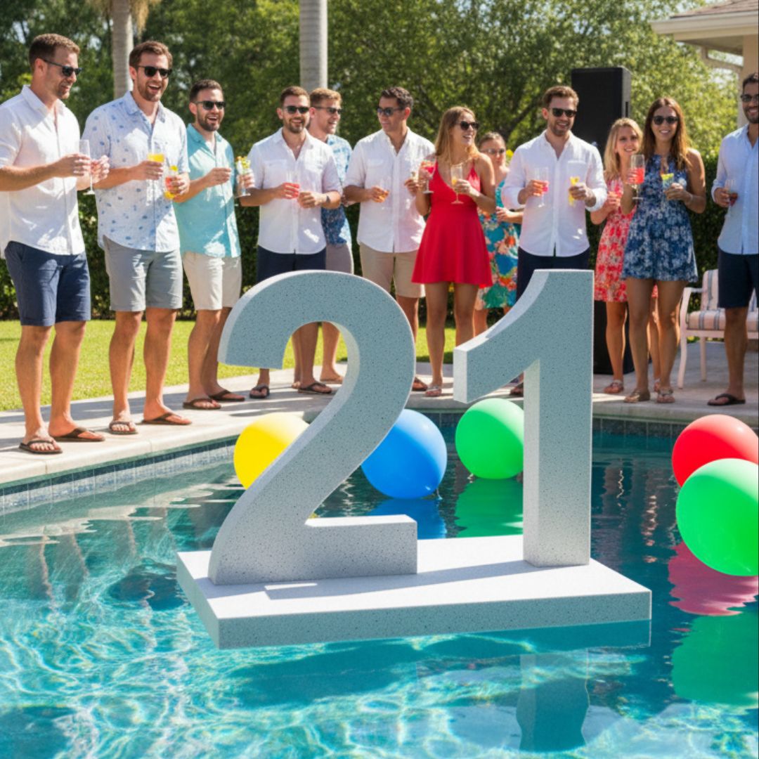 birthday pool letters 21st pool logo 18th wedding letters engagemnt pool letters pool signs pool letters pool signs floating pool letter australia melbourne pool events