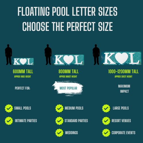 pool letters sizes pool letters australia pool sign floating letters 